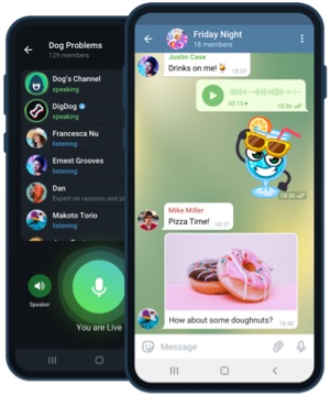 iOS के लिए टेलीग्राम