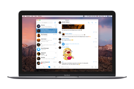 macOS के लिए टेलीग्राम